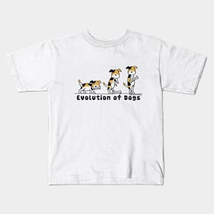 Evolution of Dogs by © Buck Tee Originals Kids T-Shirt